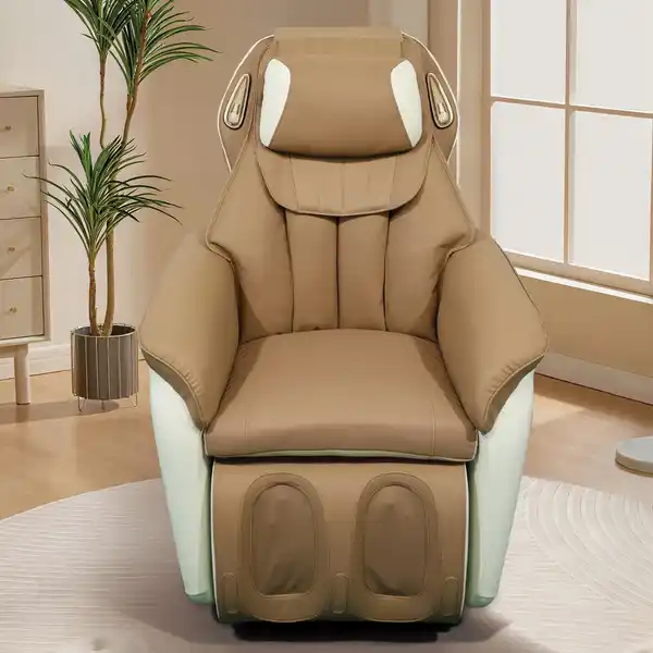 Bild 2 von Elektrischer Massagesessel, ca. 95 x 72 x 102 cm - Braun / Grau