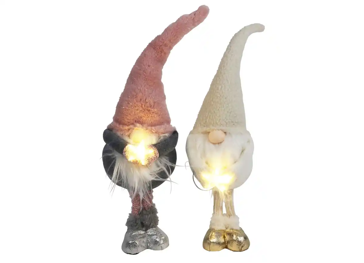 Bild 1 von Weihnachtswichtel mit LED-Stern 50cm