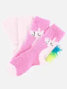 Kinder Kuschelsocken im 2er Pack Pink