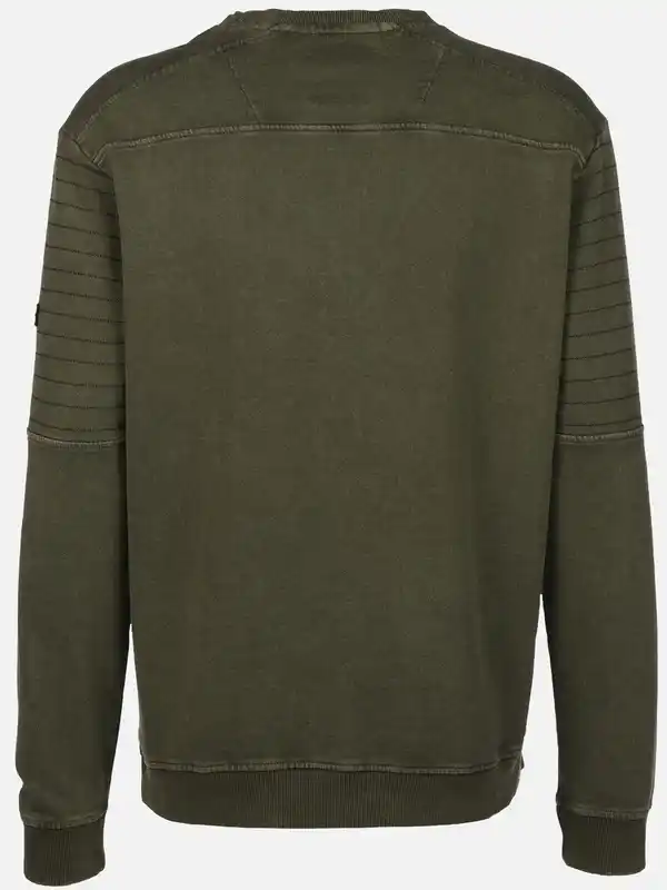 Bild 2 von Herren Sweatshirt mit Brusttasche Oliv