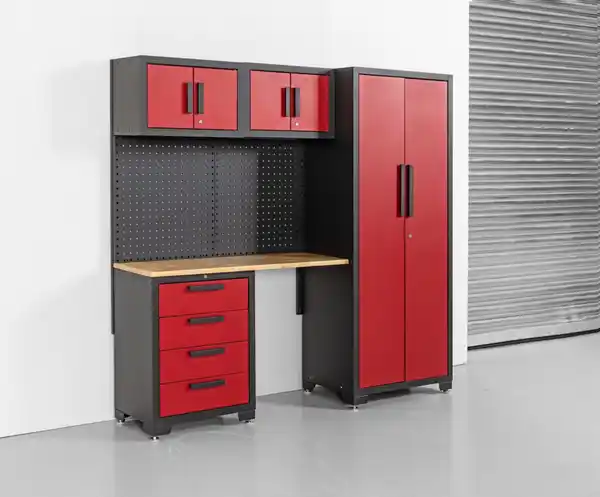 Bild 4 von Garagenschrank 5 tlg. 195 x 47,2 x 193 cm, schwarz