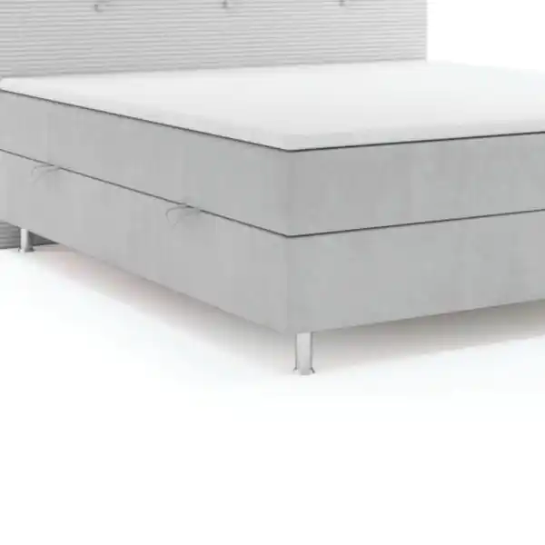 Bild 3 von Boxspringbett RIO mit Bettkasten, ca. 180 x 200 cm - Grau
