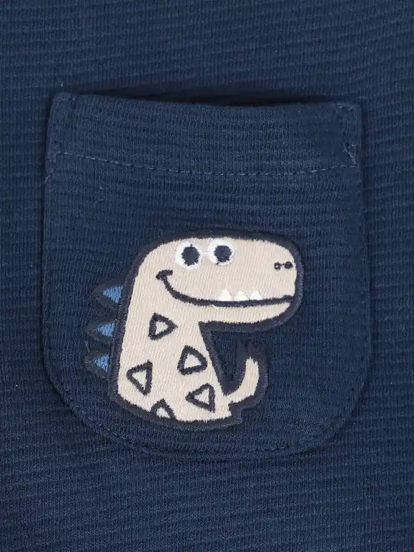 Bild 3 von Baby Jungen Set, 2tlg., best. aus Langarmshirt und Hose Blau