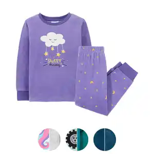 LILY & DAN Velour Kleinkinder-Pyjama