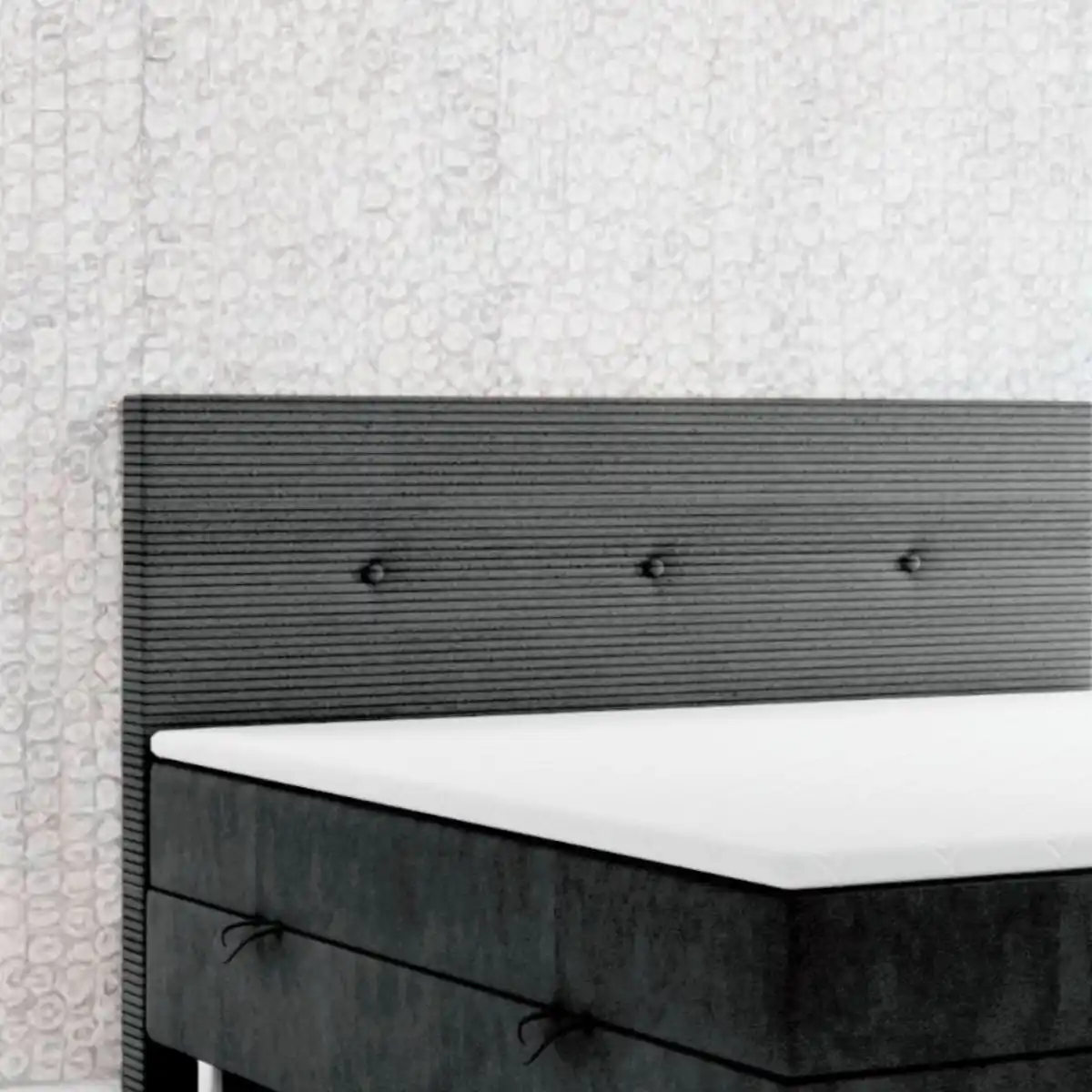 Bild 2 von Boxspringbett RIO mit Bettkasten, ca. 180 x 200 cm - Schwarz