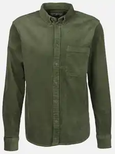 Herren Cordhemd Grün