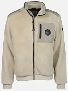 Herren Teddyjacke Beige