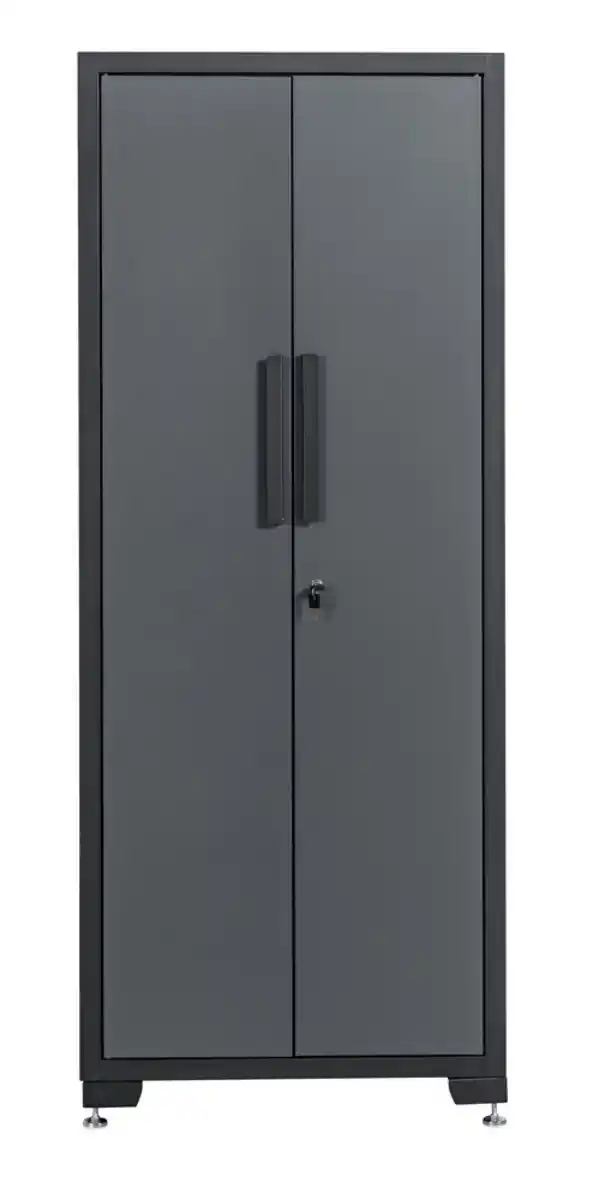 Bild 1 von Werkstatt Stahl Hochschrank pulverbeschichtet verschließbar 3 Fächer 75x 47x 193cm