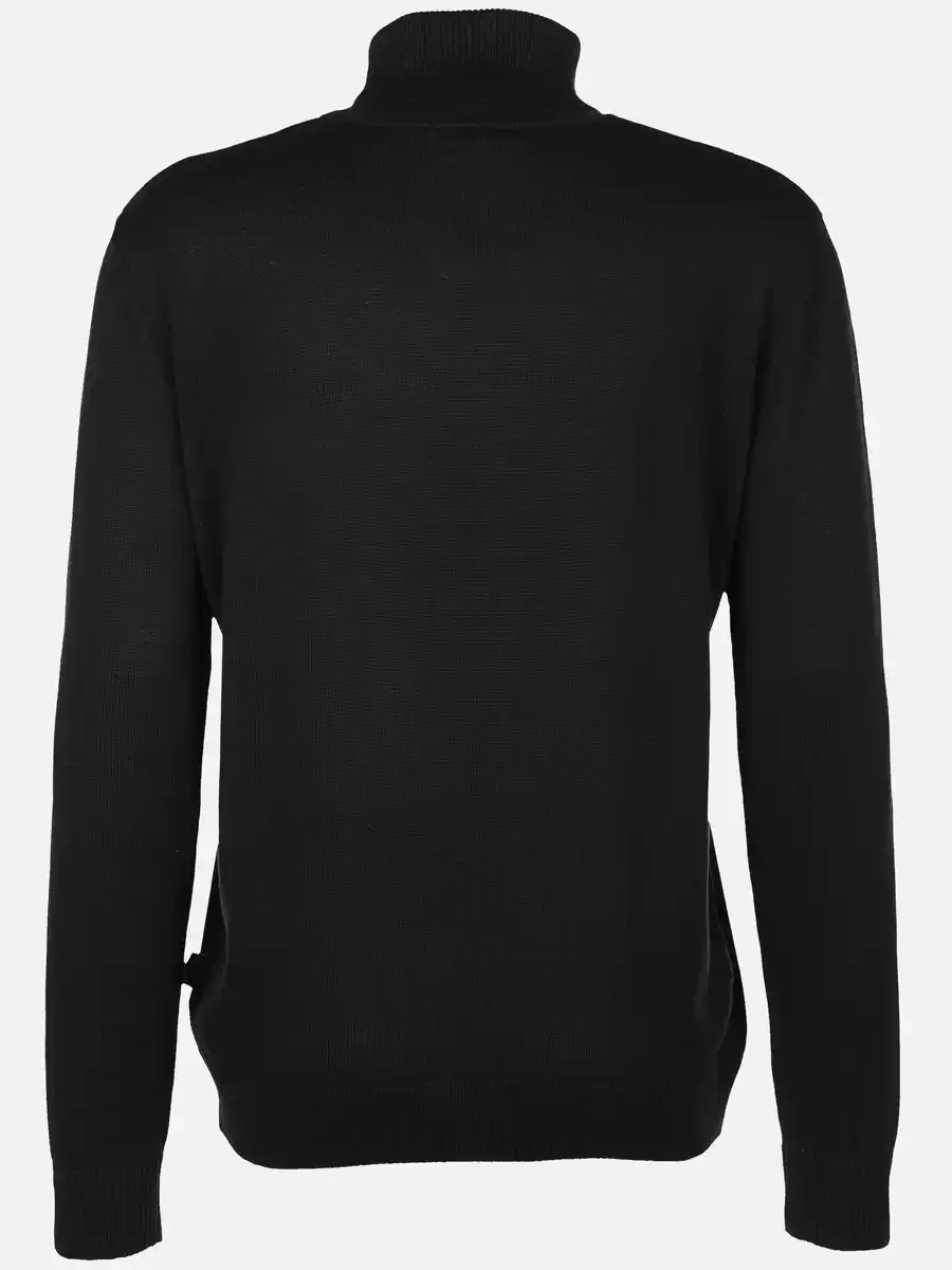 Bild 2 von Herren Feinstrickrolli unifarben Schwarz