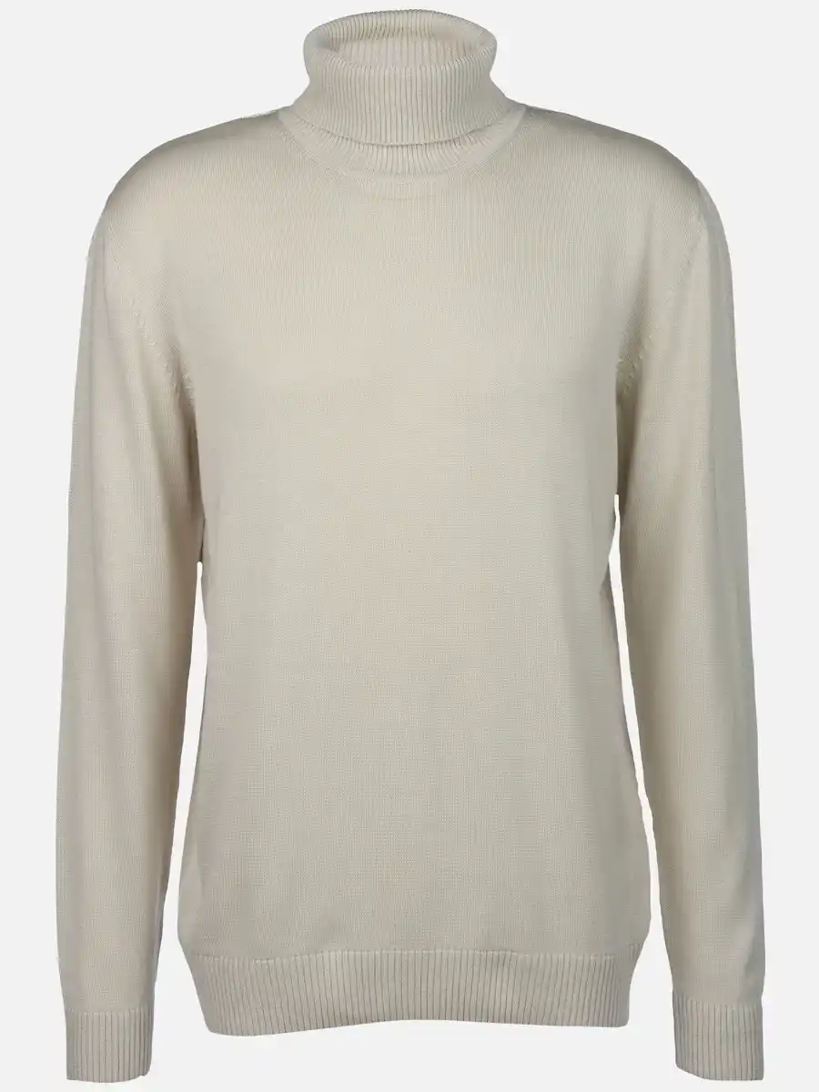 Bild 1 von Herren Feinstrickrolli unifarben Weiß