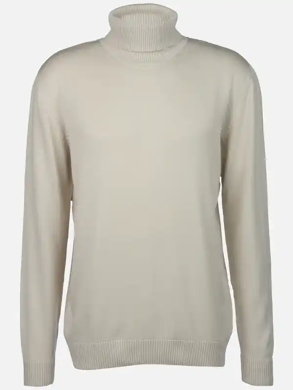 Bild 1 von Herren Feinstrickrolli unifarben Weiß