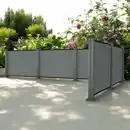 Bild 3 von WPC-Sichtschutzzaun Valla - 5x Element + 6x Pfosten - Grau