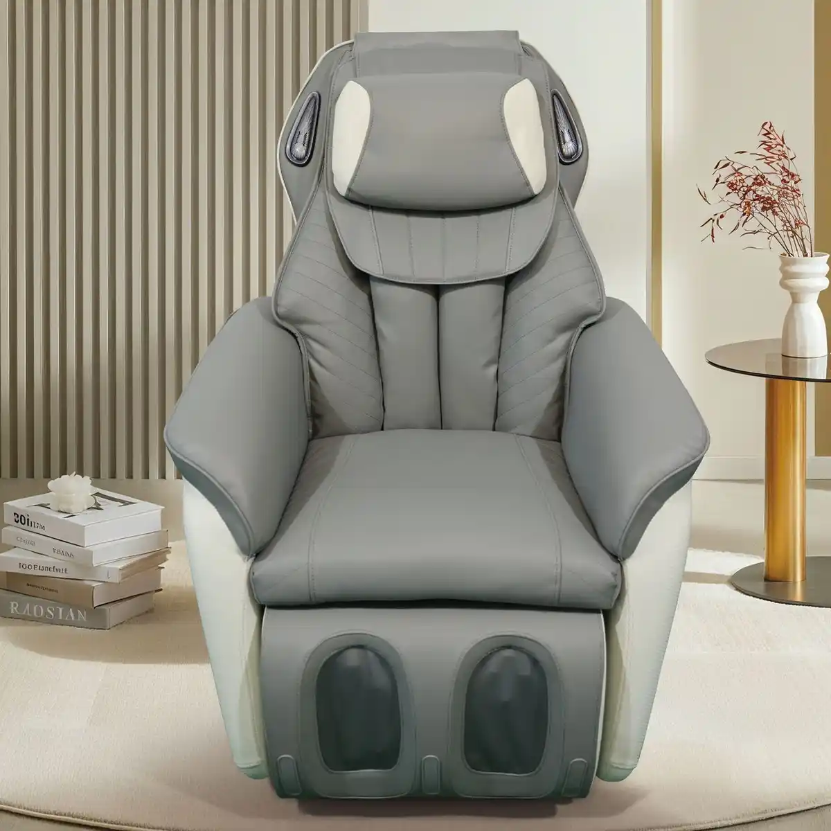 Bild 2 von Elektrischer Massagesessel, ca. 95 x 72 x 102 cm - braun / grau