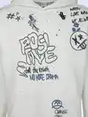 Bild 3 von Herren Hoodie mit coolem Print Weiß
