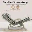 Bild 3 von Elektrischer Massage-Schaukelstuhl, ca. 126 x 64 x 81 cm - Beige