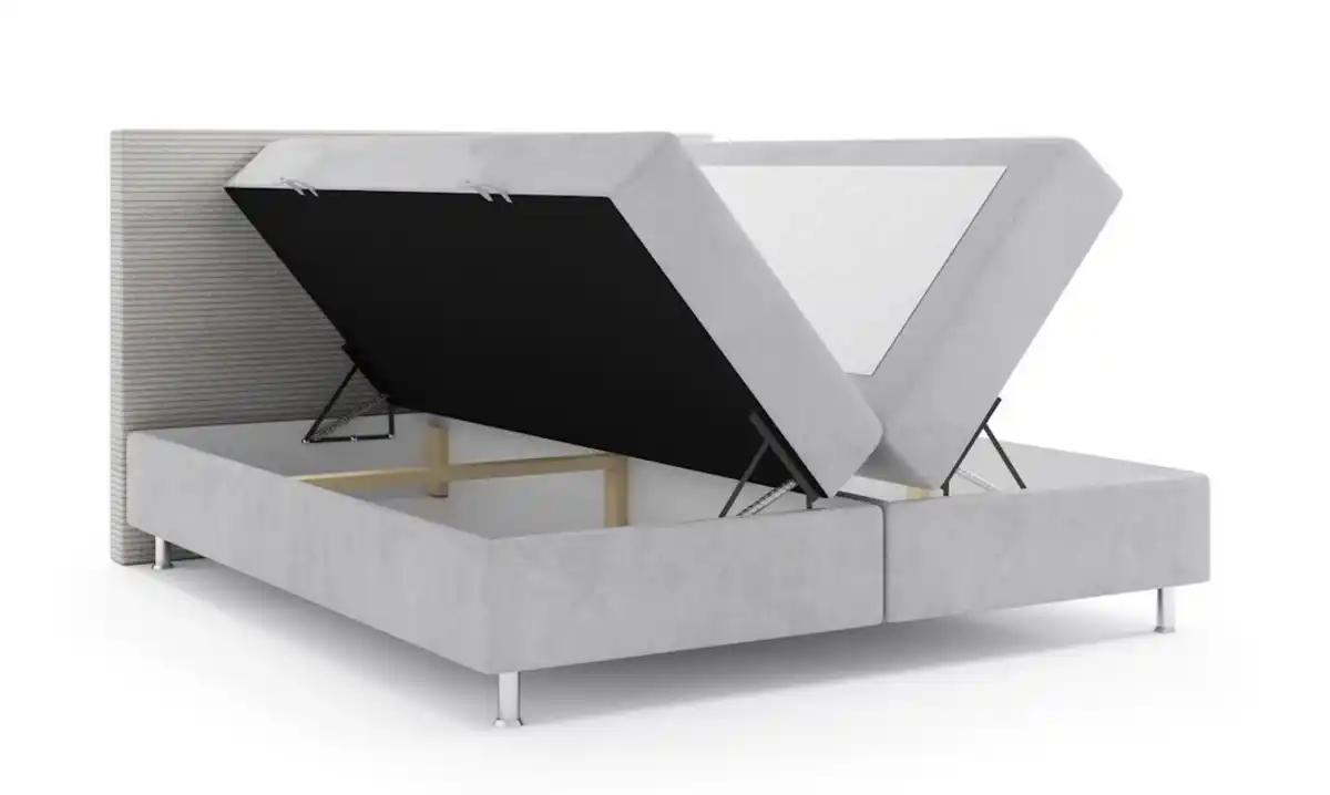 Bild 4 von Boxspringbett RIO mit Bettkasten, ca. 180 x 200 cm - Grau