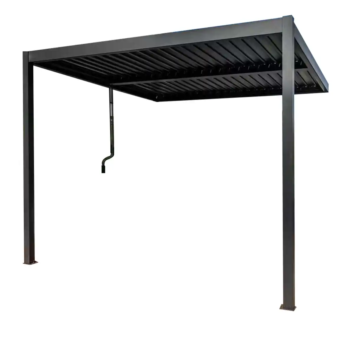 Bild 1 von Bioklimatische Wandpergola, ca. 300 x 300 x 225 cm - Anthrazit