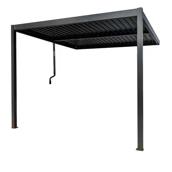 Bild 1 von Bioklimatische Wandpergola, ca. 300 x 300 x 225 cm - Anthrazit