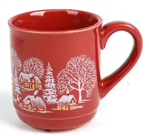 Weihnachts-Becher mit Eichstrich