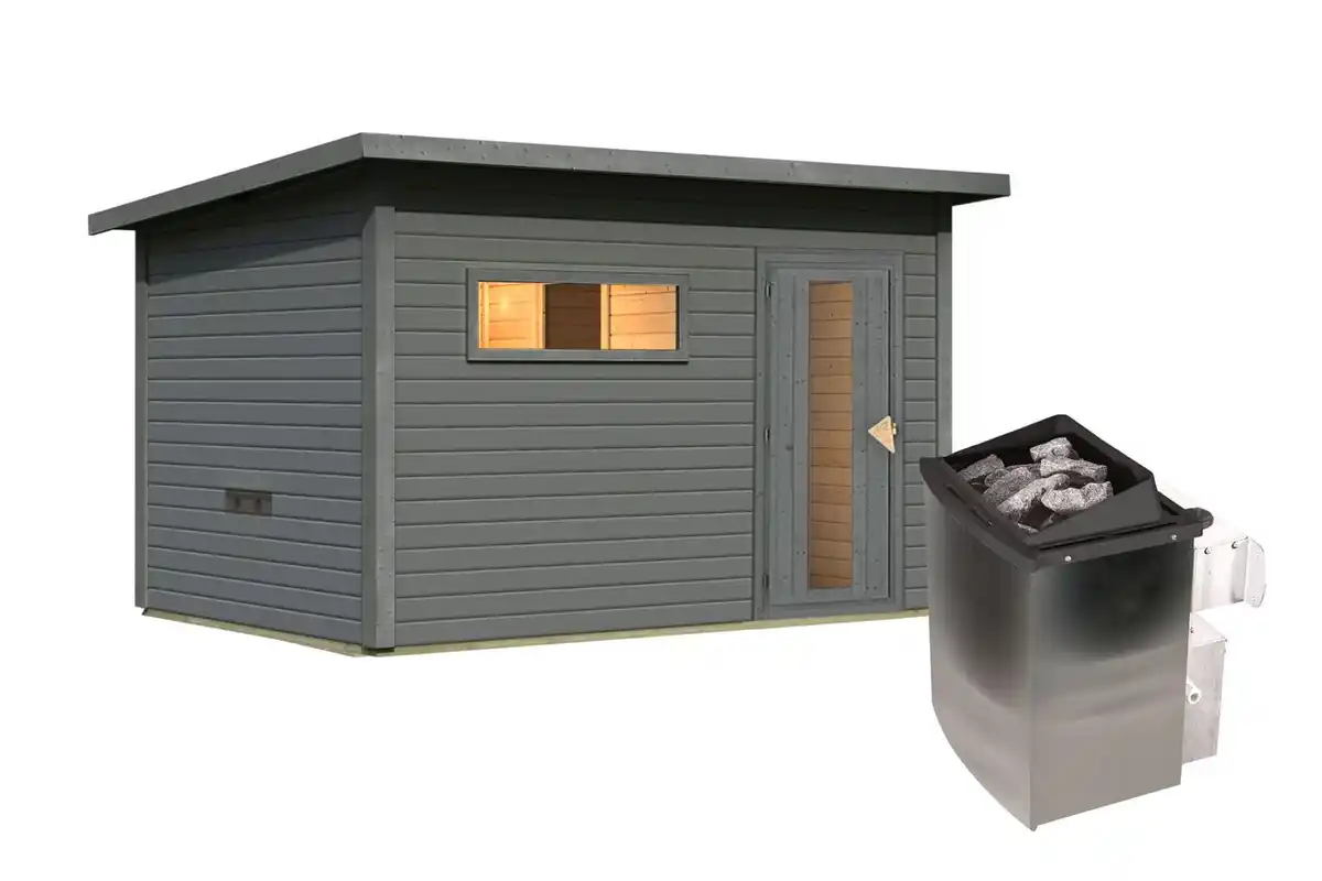 Bild 3 von Saunahaus Telo 6 terragrau
