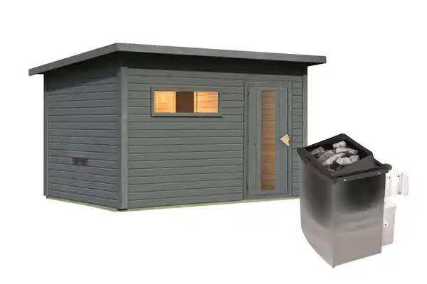 Bild 3 von Saunahaus Telo 6 terragrau