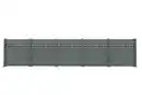 Bild 1 von WPC-Sichtschutzzaun Valla - mit Aluminium-Design 5x Element + 6x Pfosten - Grau