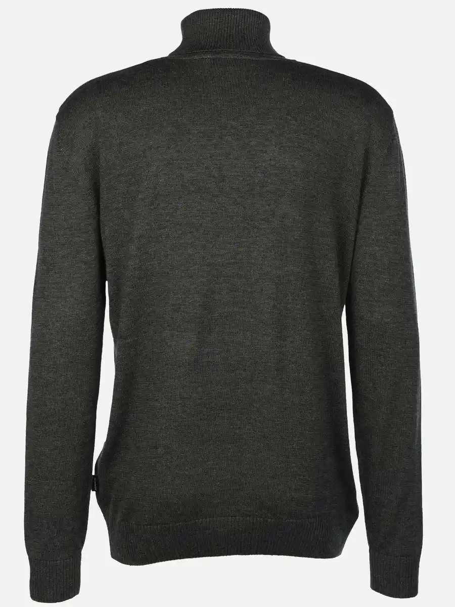 Bild 2 von Herren Feinstrickrolli unifarben Grau