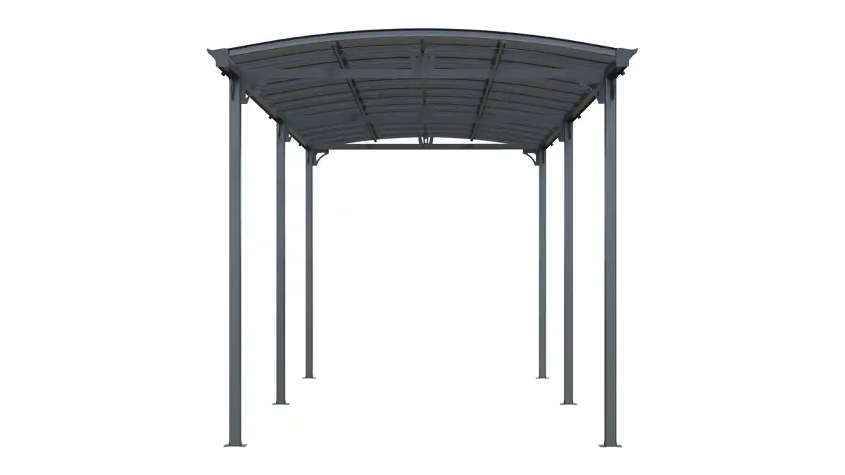 Bild 3 von Wohnmobil Carport aus Aluminium, ca. 760 x 360 x 360 cm - Anthrazit