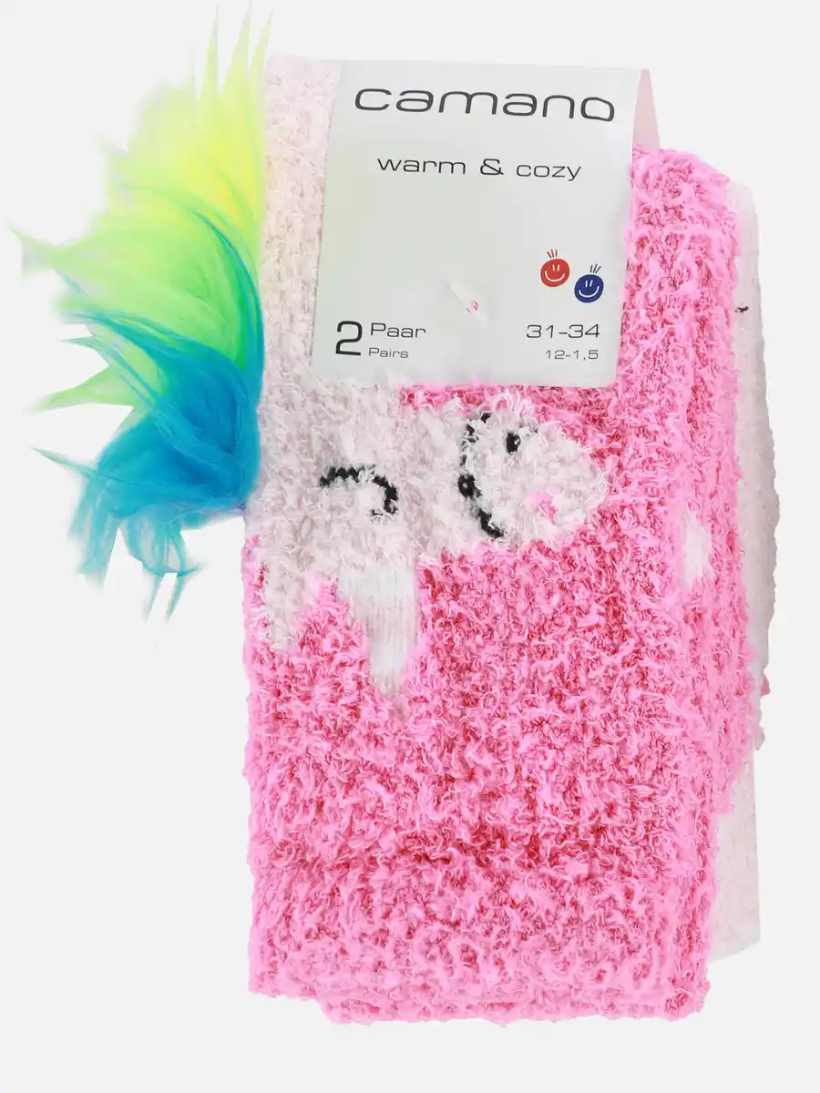 Bild 3 von Kinder Kuschelsocken im 2er Pack Pink