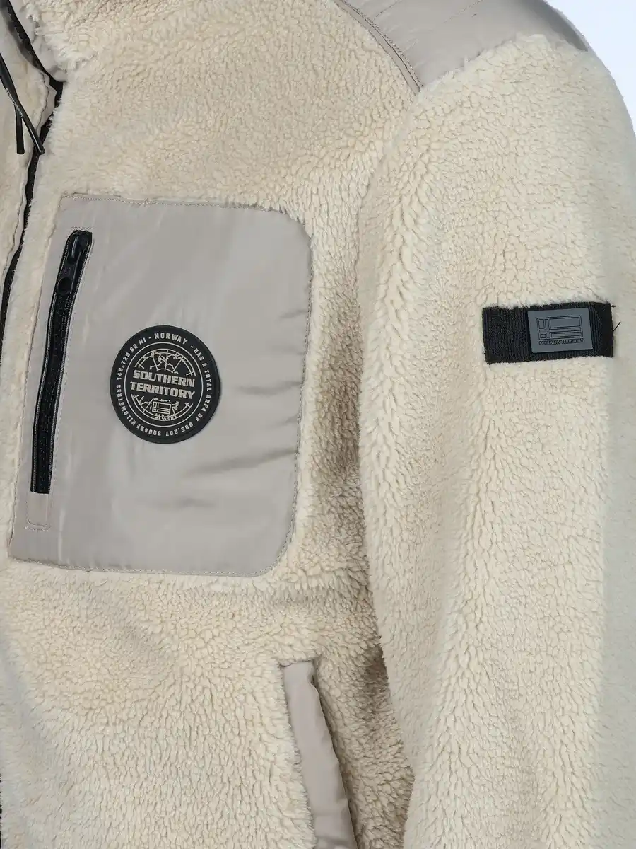Bild 4 von Herren Teddyjacke Beige
