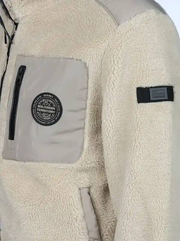 Bild 4 von Herren Teddyjacke Beige