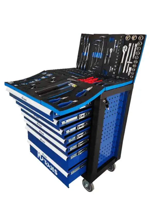 Bild 1 von Werkstattwagen Werkzeugwagen mit 7 Schubladen 263tlg.