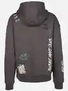 Bild 2 von Herren Hoodie mit coolem Print Grau