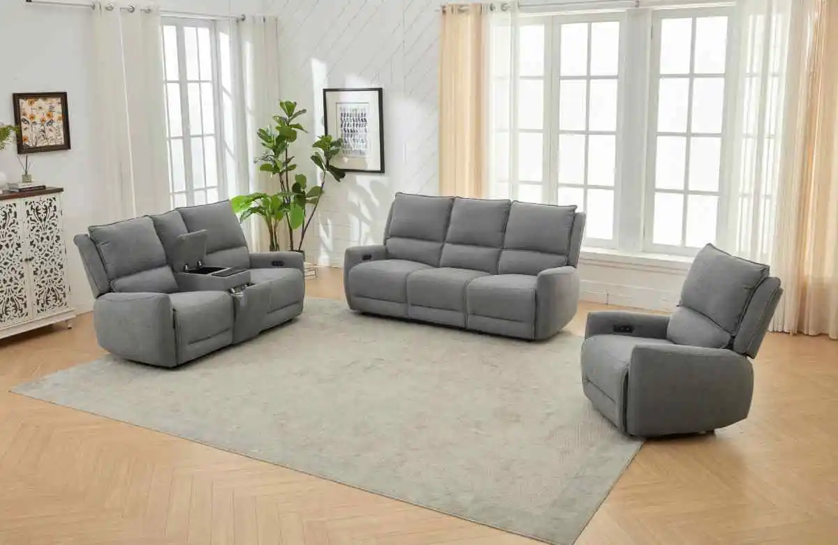 Bild 2 von Happy Home Elektr. Relaxsofa-Set HSS15-GRA