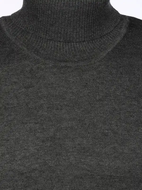 Bild 3 von Herren Feinstrickrolli unifarben Grau