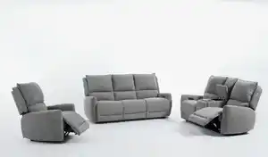 Happy Home Elektr. Relaxsofa-Set HSS15-GRA