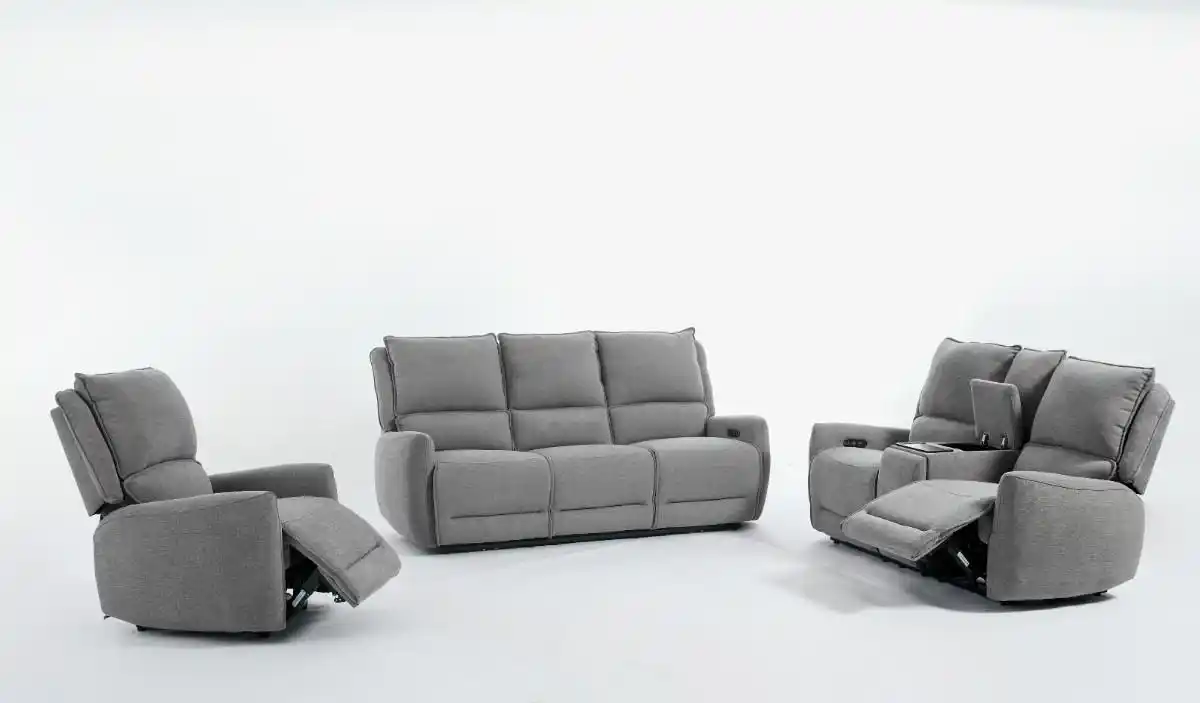 Bild 1 von Happy Home Elektr. Relaxsofa-Set HSS15-GRA