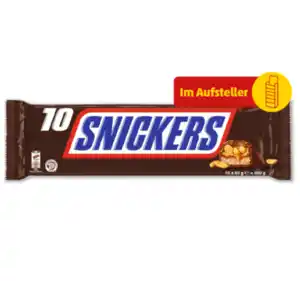 SNICKERS oder TWIX Schokoriegel*