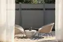 Bild 3 von WPC-Sichtschutzzaun Valla - mit Aluminium-Design 1x Element + 2x Pfosten - Grau