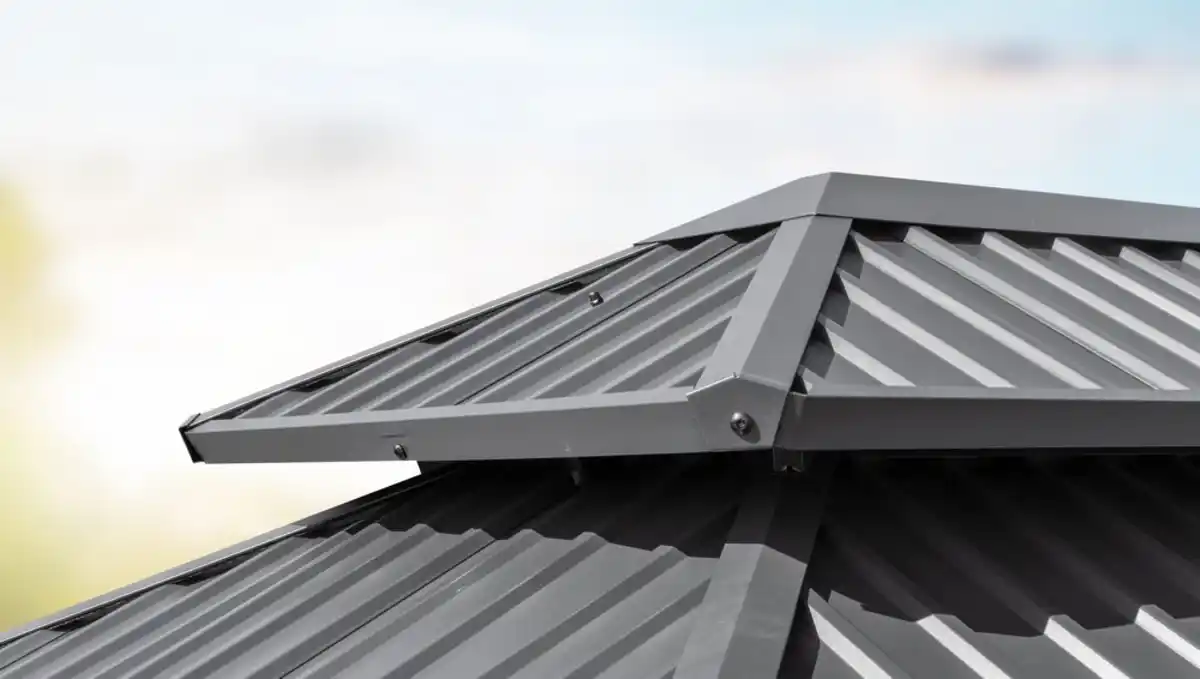 Bild 2 von Aluminium BBQ Pavillon , ca. 292 x 179 x 262 cm - Anthrazit