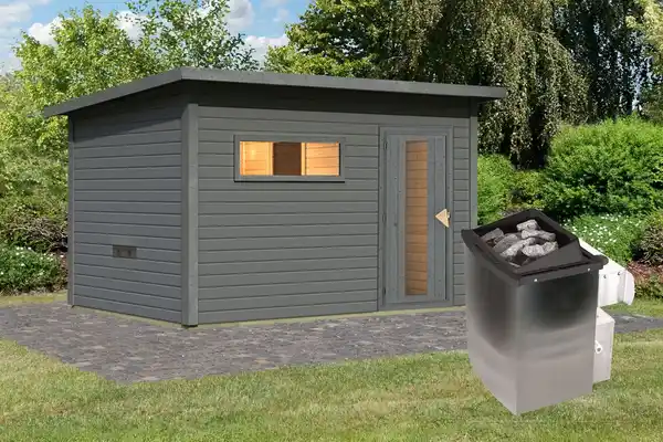 Bild 2 von Saunahaus Telo 6 terragrau