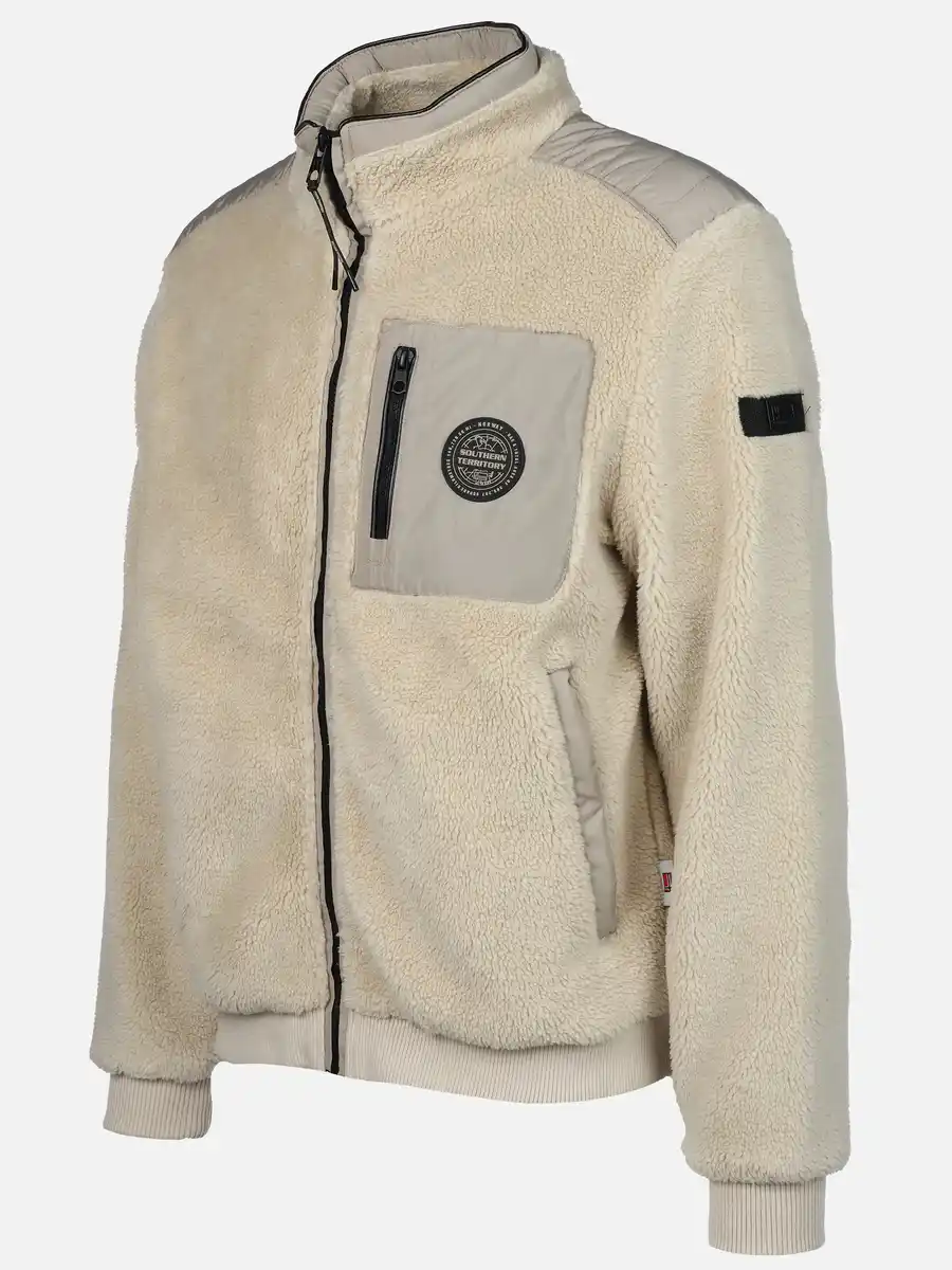 Bild 3 von Herren Teddyjacke Beige