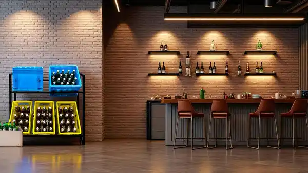 Bild 2 von Getränkekistenregal für 6 Kisten, ca. 104 x 33 x 84 cm