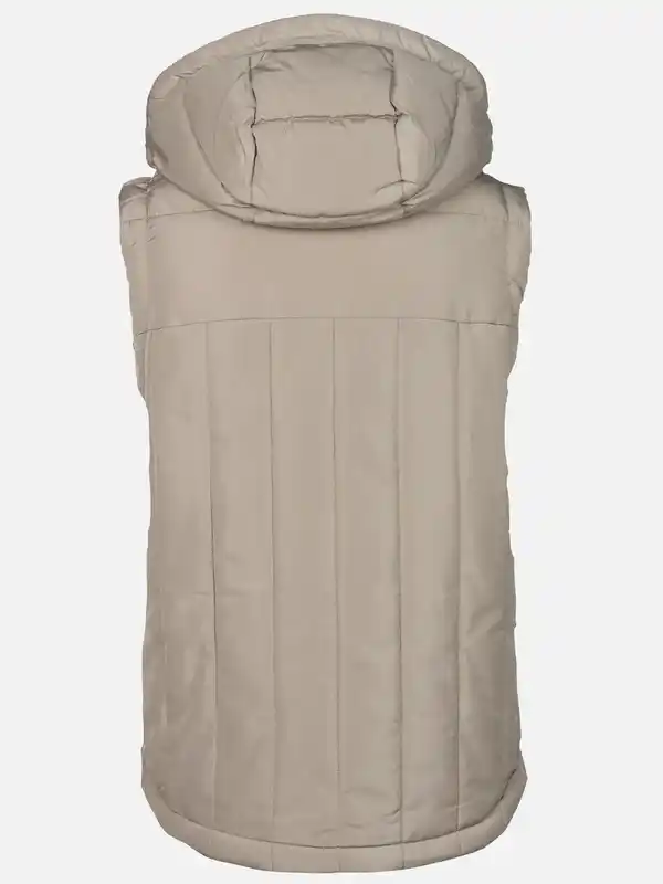 Bild 2 von Herren Weste im Materialmix Beige