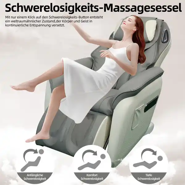 Bild 4 von Elektrischer Massagesessel, ca. 95 x 72 x 102 cm - braun / grau