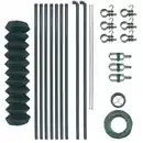Bild 3 von Maschendrahtzaun Komplett-Set L25m x H125cm - Grün