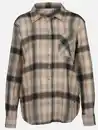 Bild 1 von Damen Flanellbluse mit Karos Beige
