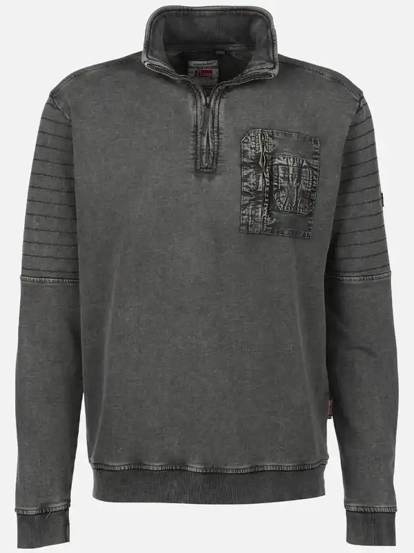 Bild 1 von Herren Sweattroyer in used Optik Silber
