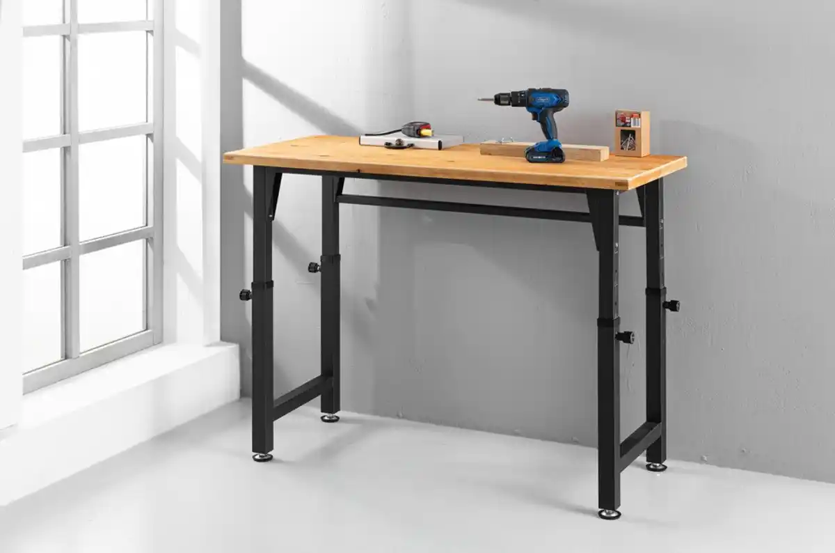 Bild 4 von Multifunktionstisch Höhenverstellbar 135 x 60 x 85-105 cm