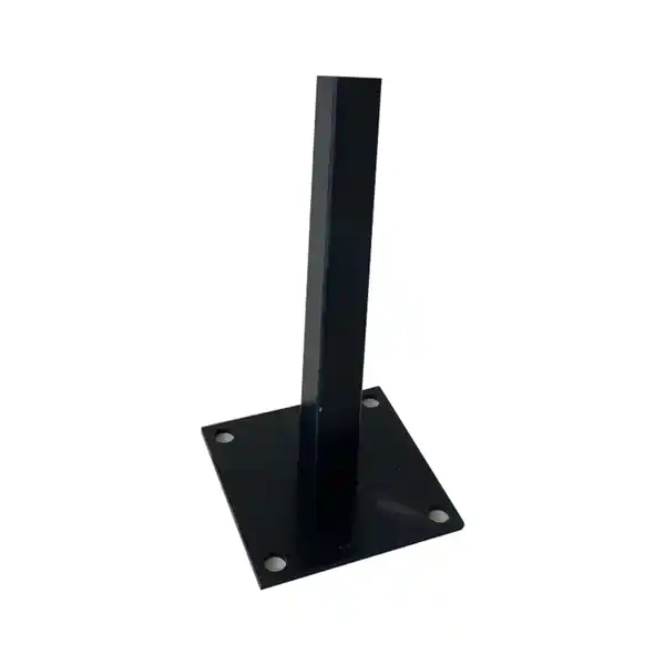 Bild 1 von WPC-Sichtschutzzaun CORTEZA - 1x Aufschraubhülse aus Edelstahl - Schwarz